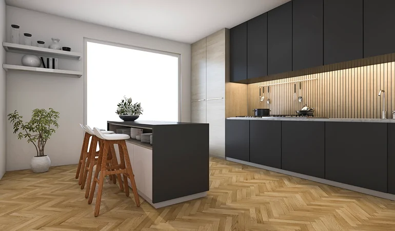 Kitchen designed by Hopson Constructions