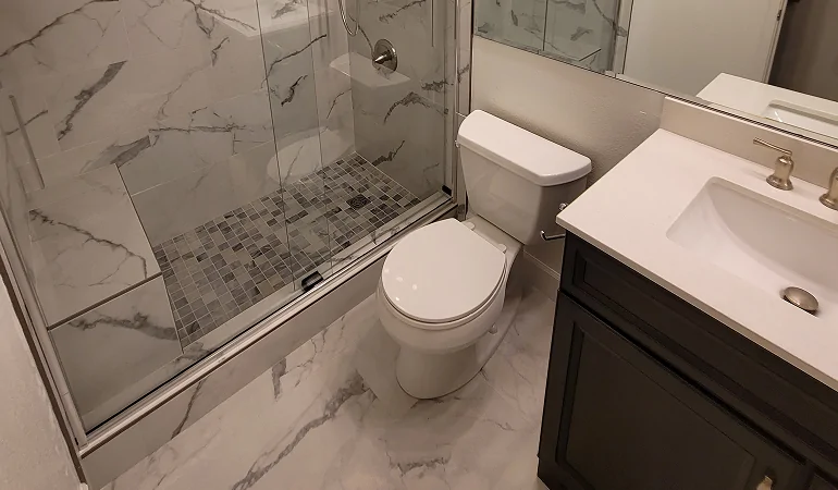 Stylish residential bathroom renovation