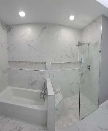 Sacramento bathroom upgrade with new fixtures