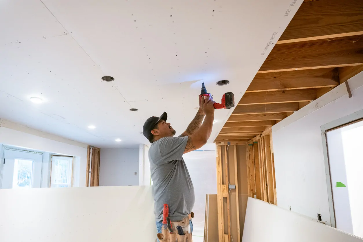 Sacramento commercial building drywall repair