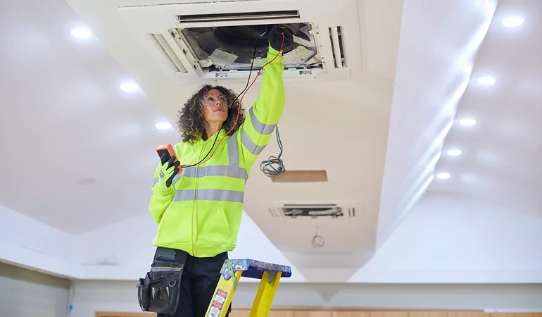 Licensed electrician providing Commercial Electrical Services