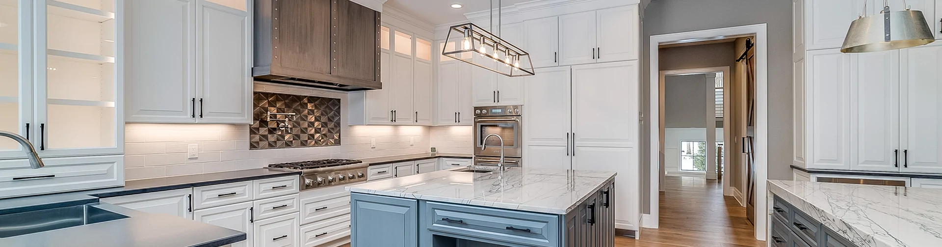 Modern kitchen design showcasing residential kitchen remodel services in Modesto, CA