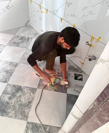 Completed commercial bathroom remodel in Lodi, CA
