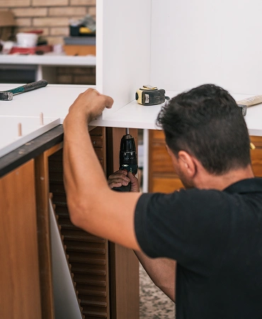 Before and after Residential Kitchen Remodel Services in Mountain House, CA