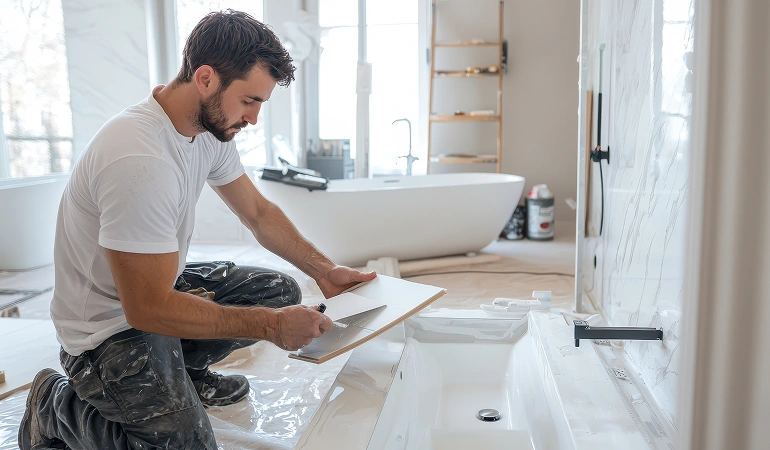 Vanity and sink installation - Residential Bathroom Remodel Services in Lathrop, CA